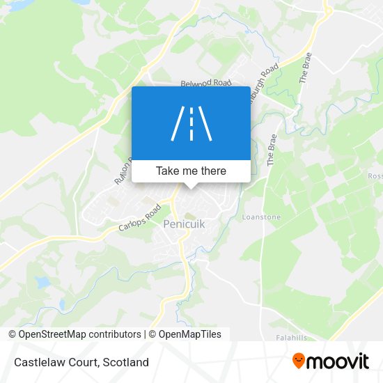 Castlelaw Court map