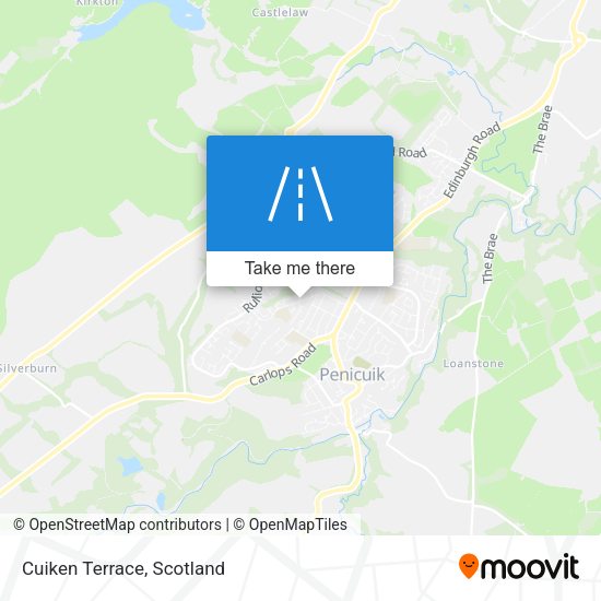 Cuiken Terrace map