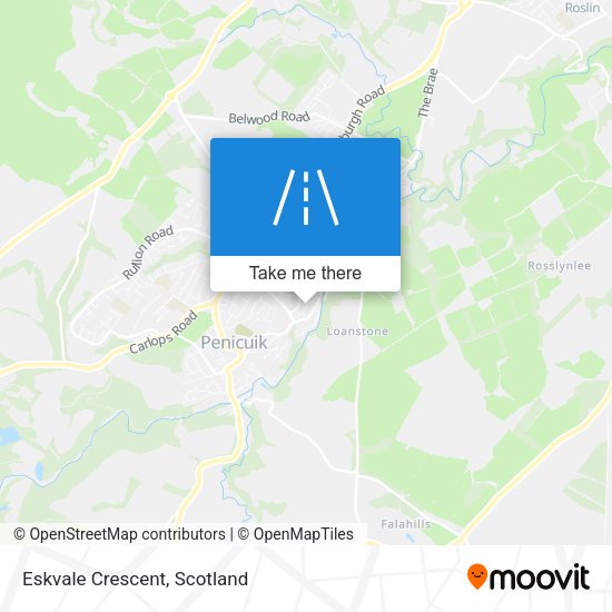 Eskvale Crescent map