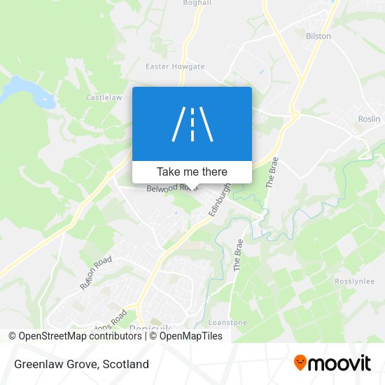 Greenlaw Grove map
