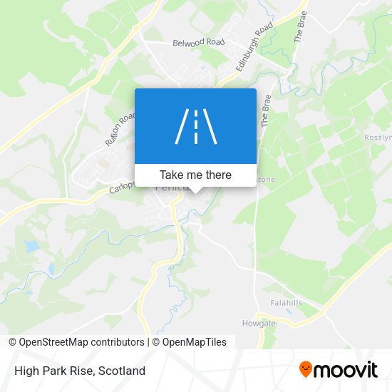 High Park Rise map