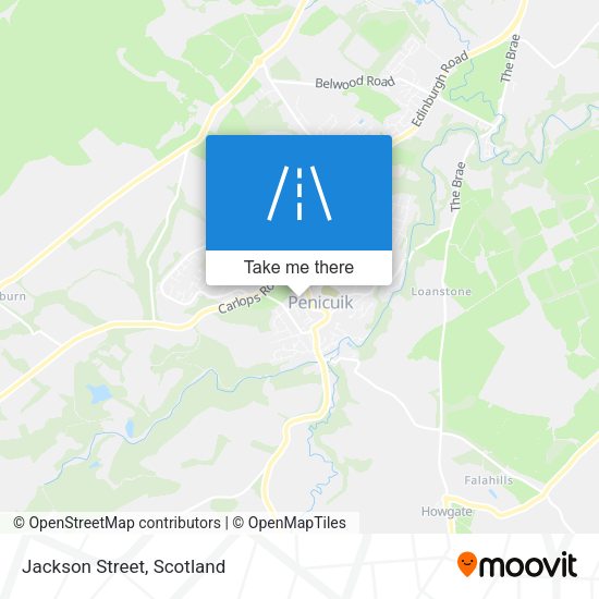 Jackson Street map