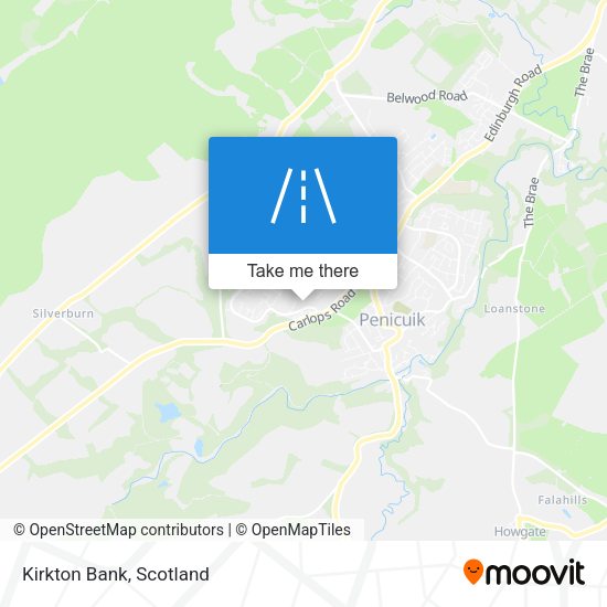 Kirkton Bank map