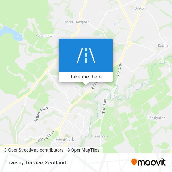Livesey Terrace map