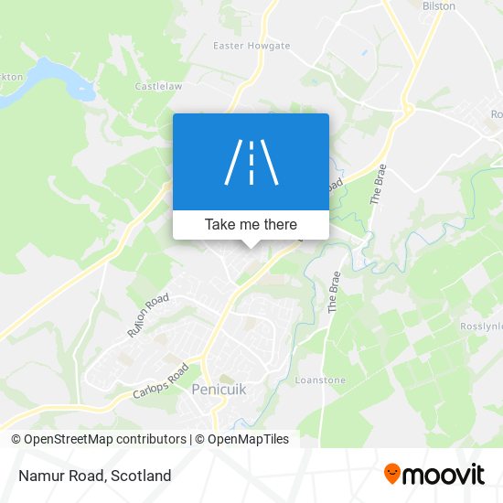 Namur Road map