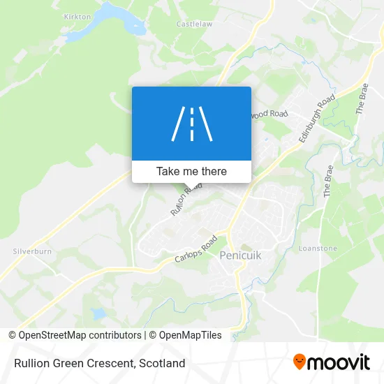 Rullion Green Crescent map