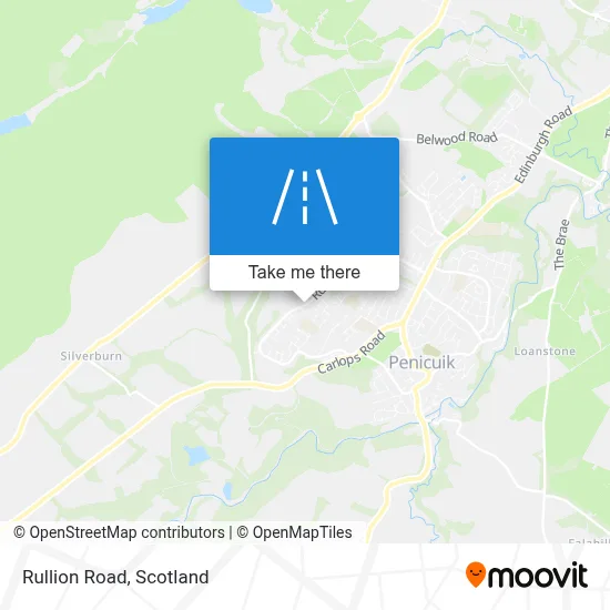 Rullion Road map
