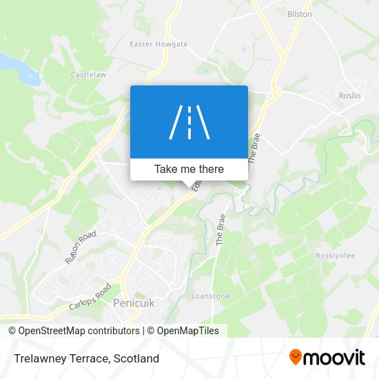 Trelawney Terrace map