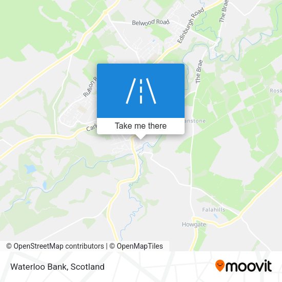 Waterloo Bank map