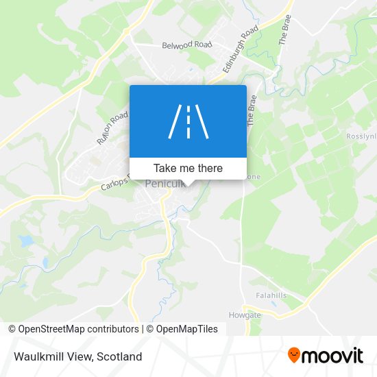 Waulkmill View map
