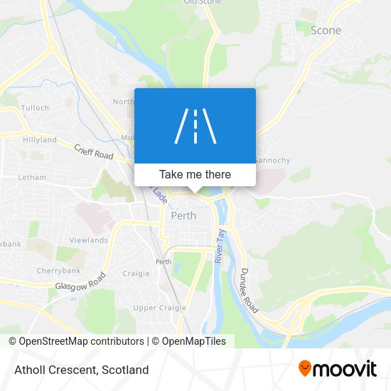 Atholl Crescent map