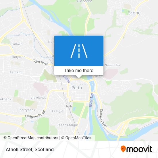 Atholl Street map