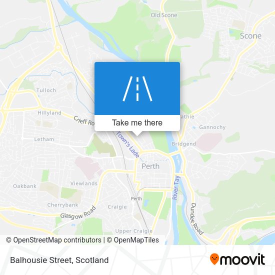 Balhousie Street map
