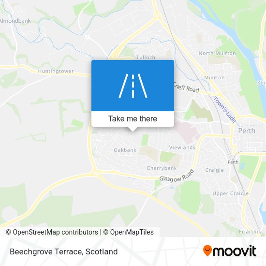 Beechgrove Terrace map