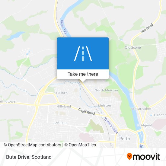 Bute Drive map