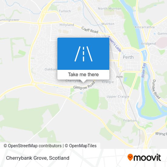 Cherrybank Grove map
