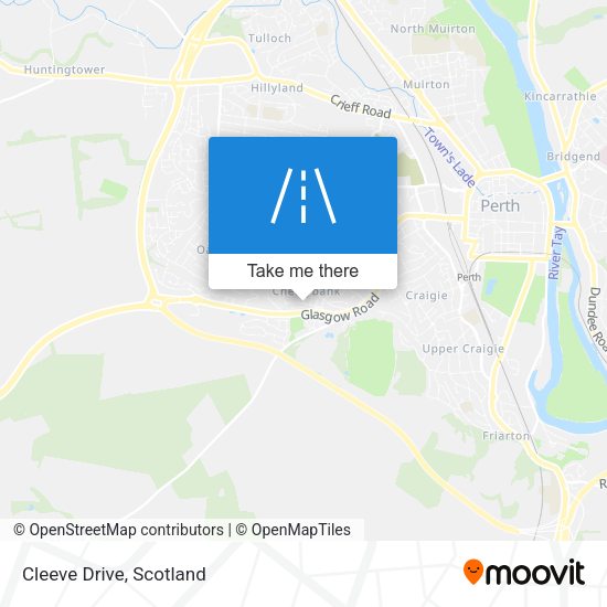 Cleeve Drive map