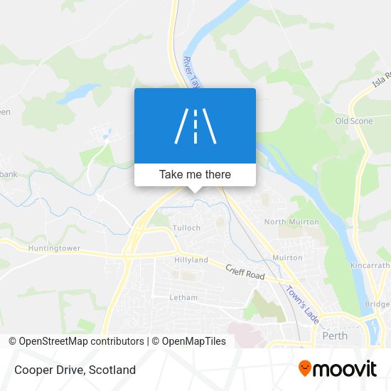 Cooper Drive map