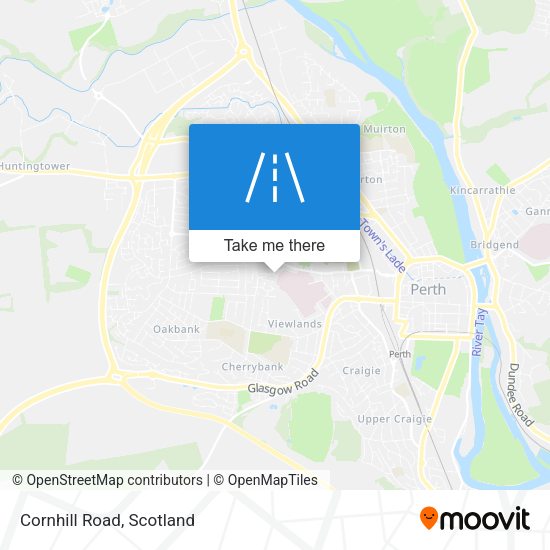 Cornhill Road map