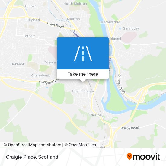 Craigie Place map