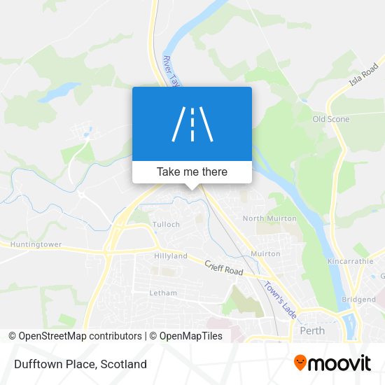 Dufftown Place map