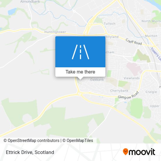 Ettrick Drive map