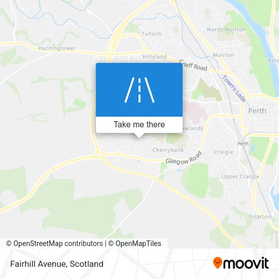 Fairhill Avenue map