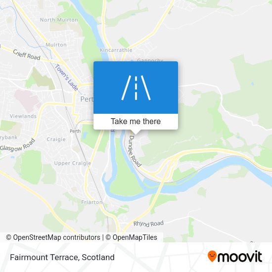 Fairmount Terrace map