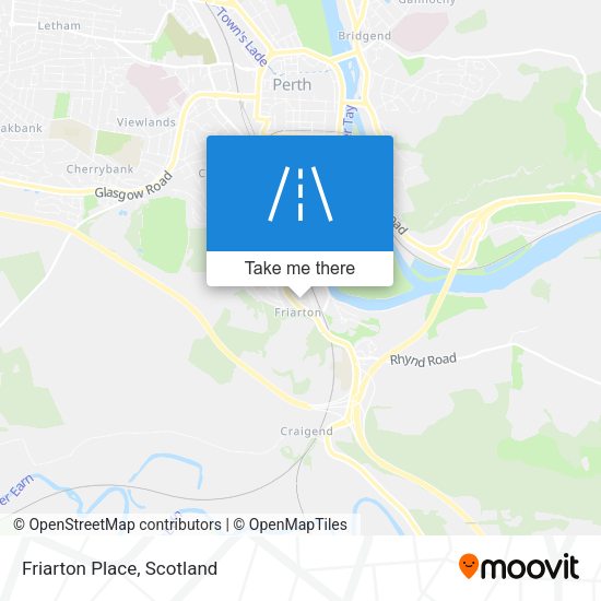 Friarton Place map