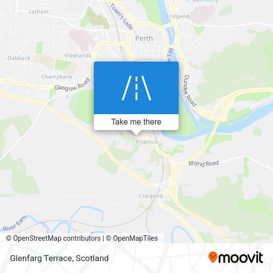Glenfarg Terrace map