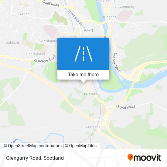 Glengarry Road map