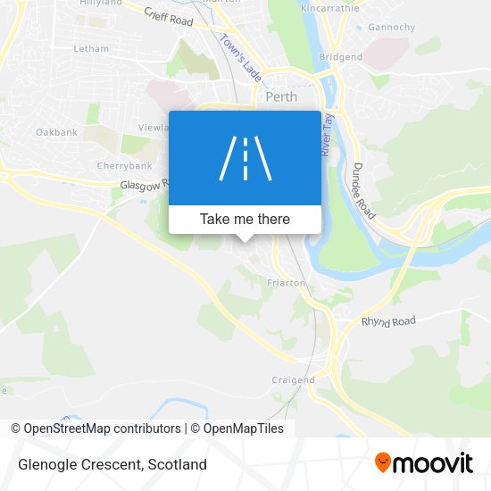 Glenogle Crescent map