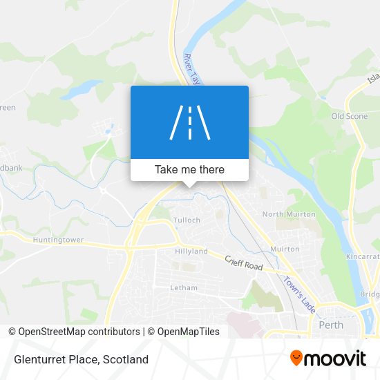 Glenturret Place map