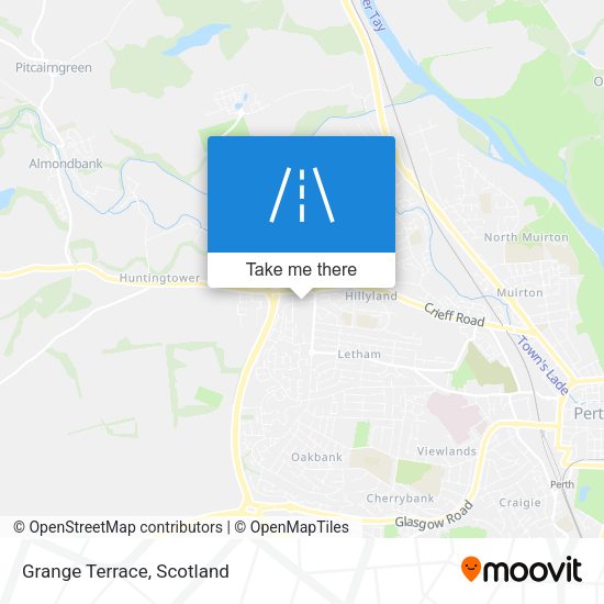 Grange Terrace map