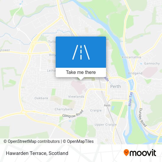 Hawarden Terrace map