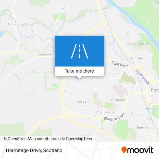 Hermitage Drive map