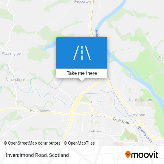 Inveralmond Road map