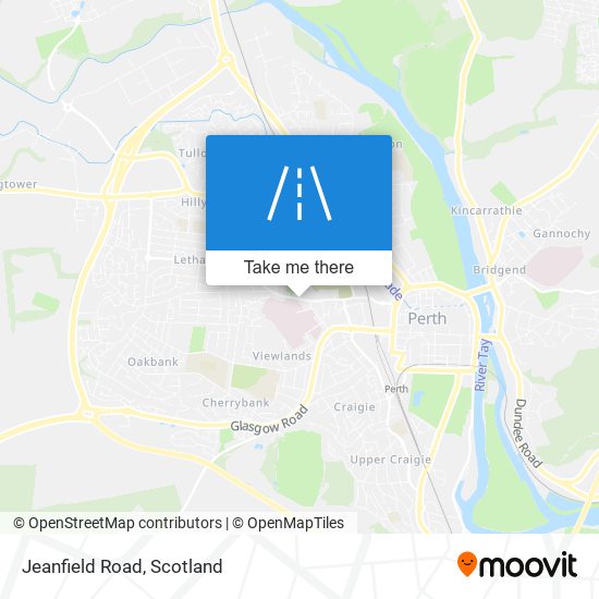 Jeanfield Road map