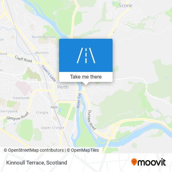 Kinnoull Terrace map