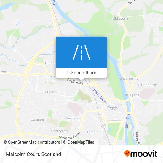 Malcolm Court map