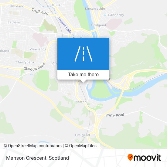 Manson Crescent map