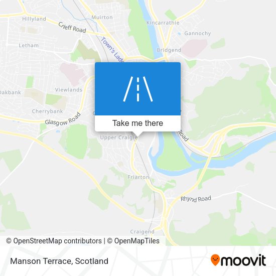 Manson Terrace map