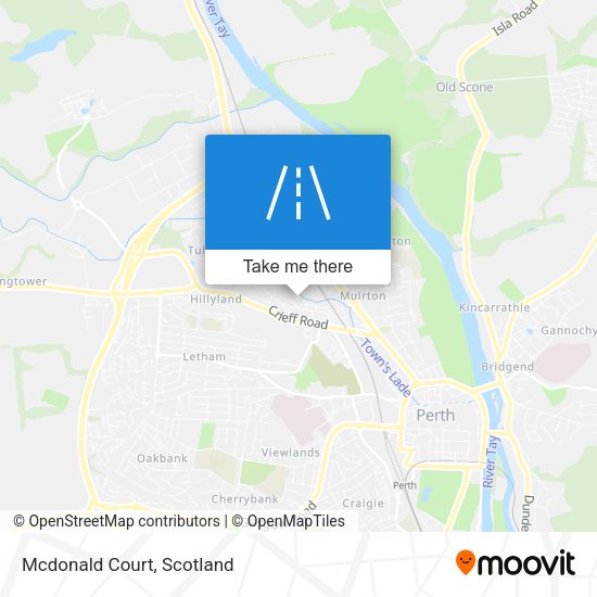 Mcdonald Court map