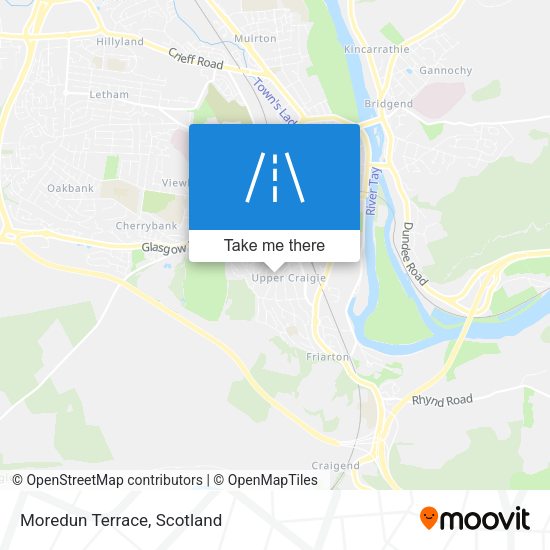 Moredun Terrace map