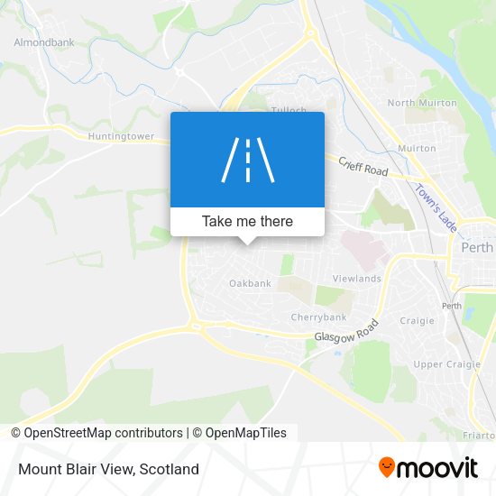 Mount Blair View map