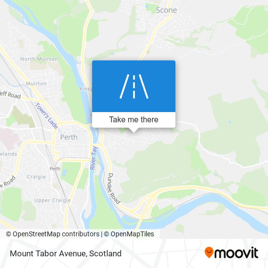 Mount Tabor Avenue map