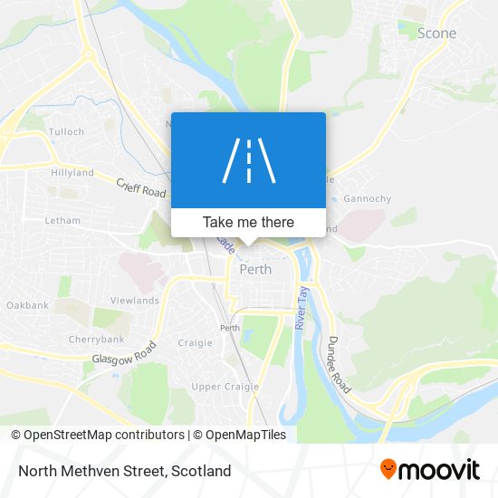 North Methven Street map