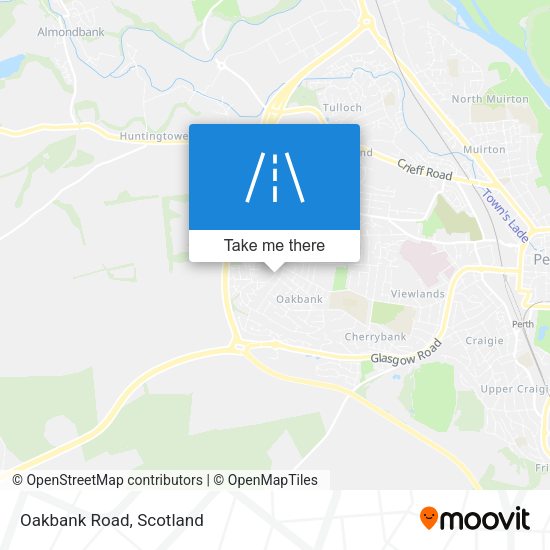 Oakbank Road map