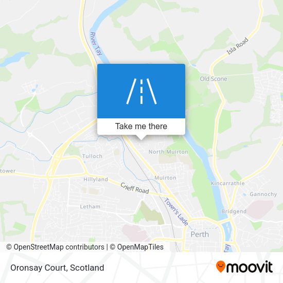 Oronsay Court map