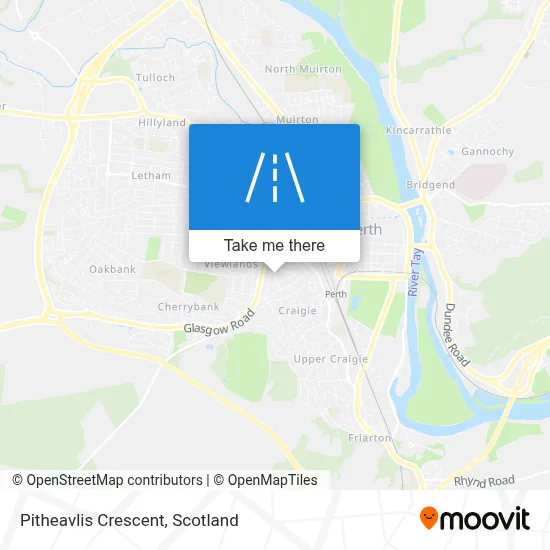 Pitheavlis Crescent map